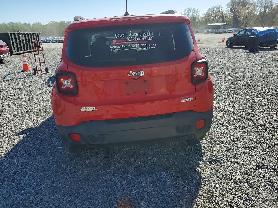 2017 Jeep Renegade მანქანა იყიდება აუქციონზე, vin: ZACCJABB2HPF69307, აუქციონის ნომერი: 47308446
