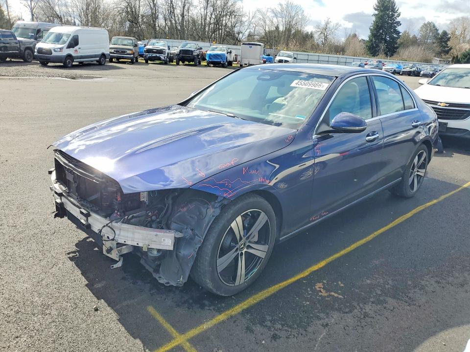 2024 Mercedes-benz C მანქანა იყიდება აუქციონზე, vin: W1KAF4HB6RR166084, აუქციონის ნომერი: 45509986