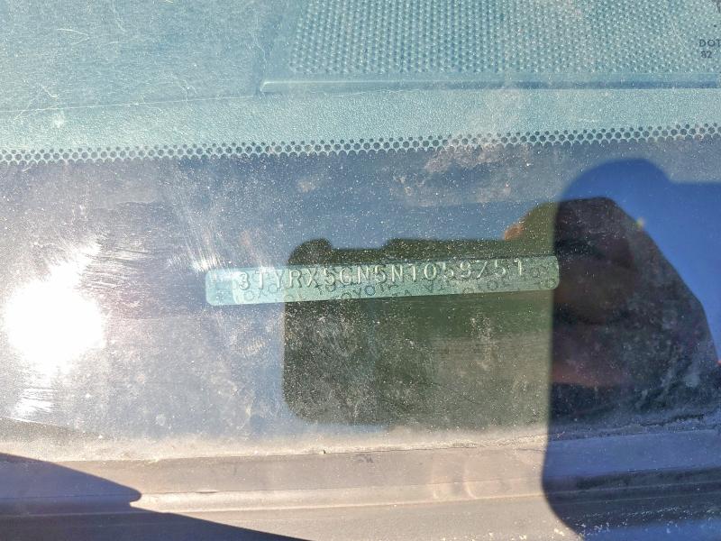 2022 Toyota Tacoma მანქანა იყიდება აუქციონზე, vin: 3TYRX5GN5NT059751, აუქციონის ნომერი: 46832976