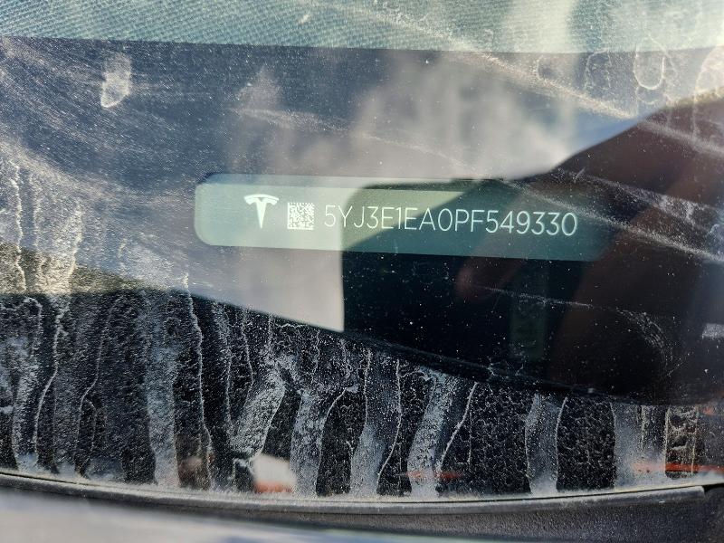 Aukcja sprzedaży 2023 Tesla Model 3, vin: 5YJ3E1EA0PF549330, numer aukcji: 47633726