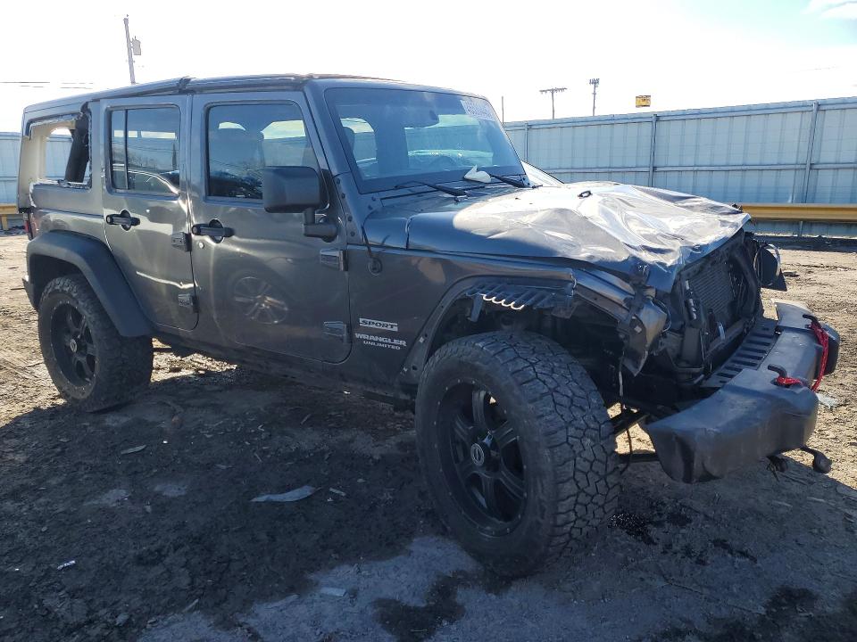 Продажа на аукционе авто 2016 Jeep Wrangler Unlimited, vin: 1C4BJWDG9GL278744, номер лота: 46536446