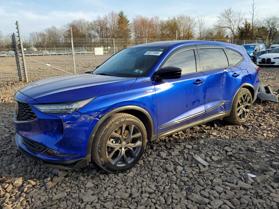 2023 Acura Mdx მანქანა იყიდება აუქციონზე, vin: 5J8YE1H05PL005297, აუქციონის ნომერი: 48237006