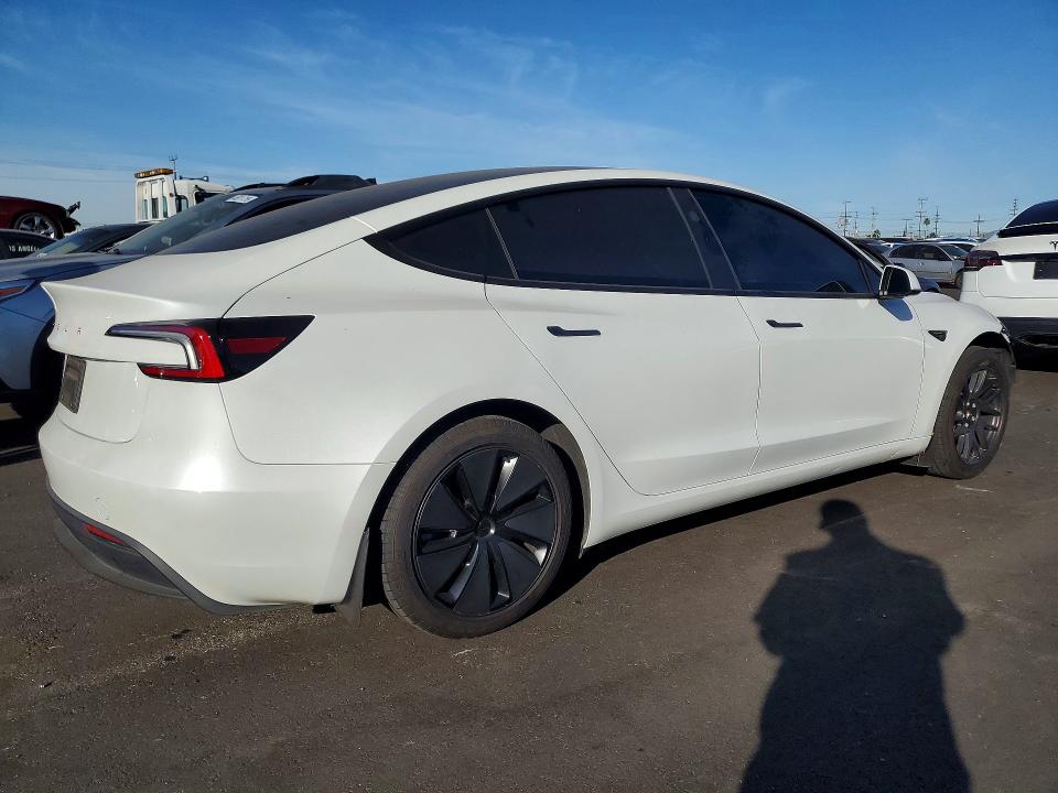Продажа на аукционе авто 2025 Tesla Model 3, vin: 5YJ3E1EA0SF986950, номер лота: 46054716