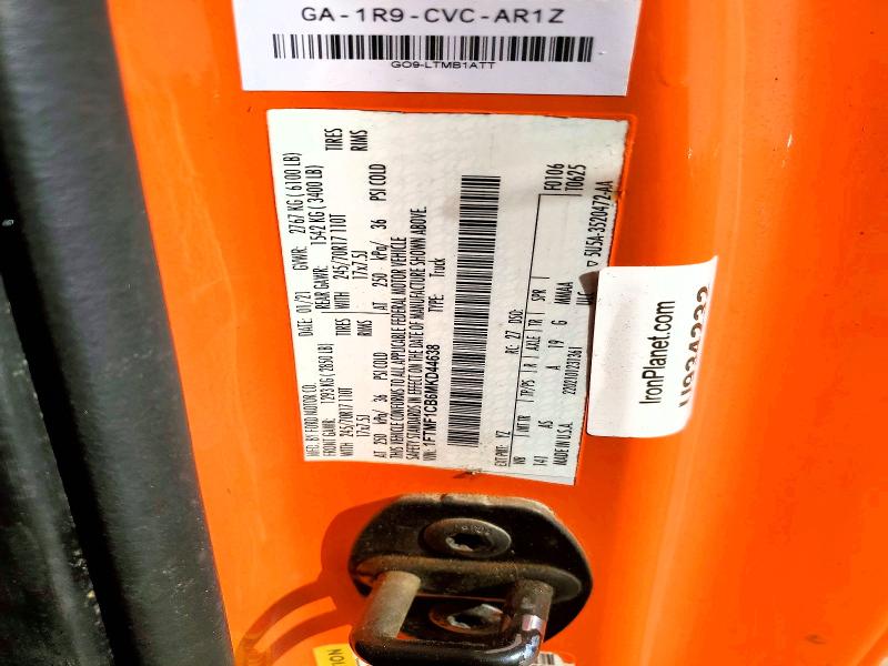 2021 Ford F150 მანქანა იყიდება აუქციონზე, vin: 1FTMF1CB6MKD44638, აუქციონის ნომერი: 47692686