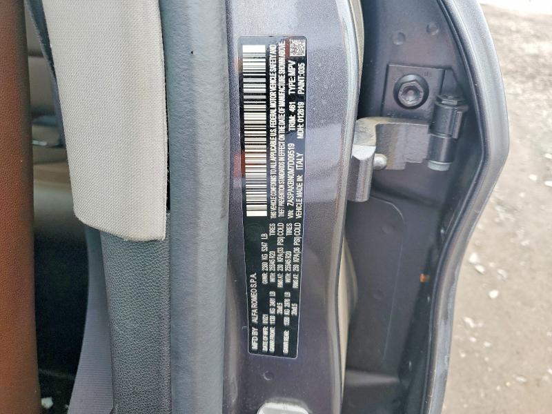 47589816 :رقم المزاد ، ZASPAKBN0M7D09519 vin ، 2021 Alfa Romeo Stelvio مزاد بيع
