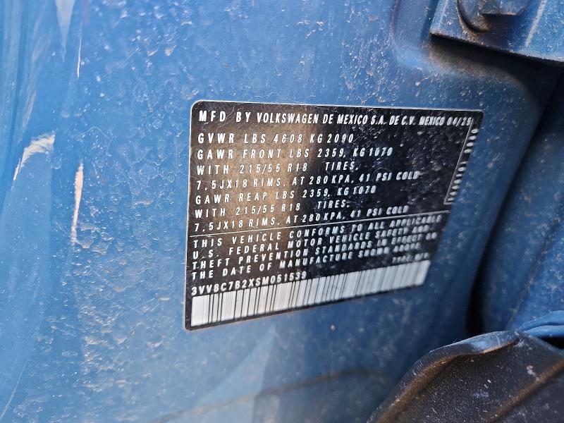 Продажа на аукционе авто 2025 Volkswagen Taos, vin: 3VV8C7B2XSM051539, номер лота: 46949436
