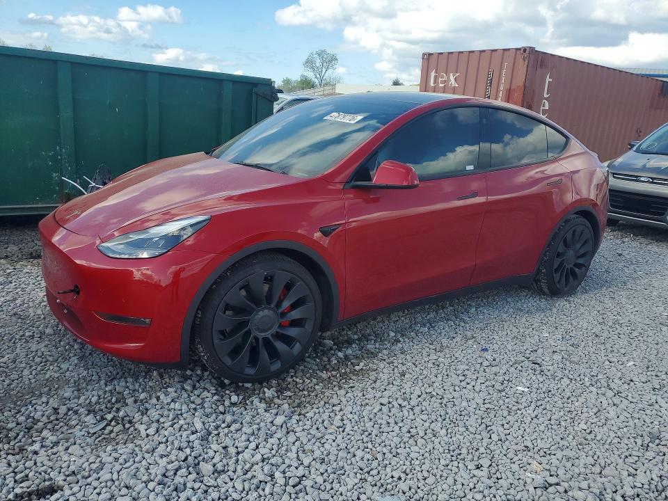 47879776 :رقم المزاد ، 7SAYGDEF8NF379232 vin ، 2022 Tesla Model Y مزاد بيع