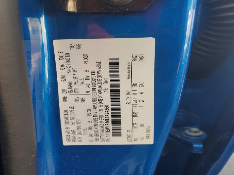 Aukcja sprzedaży 2020 Ford F-150, vin: 1FTEW1E46LFA24360, numer aukcji: 46523596