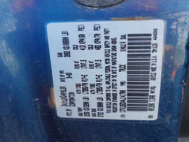 Aukcja sprzedaży 2004 Ram Ram Pickup 2500, vin: 1D7KU28DX4J141700, numer aukcji: 46424276