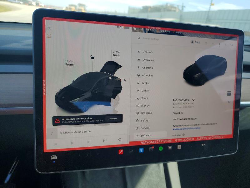 Aukcja sprzedaży 2024 Tesla Model Y, vin: 7SAYGAEE7RF120291, numer aukcji: 45773926
