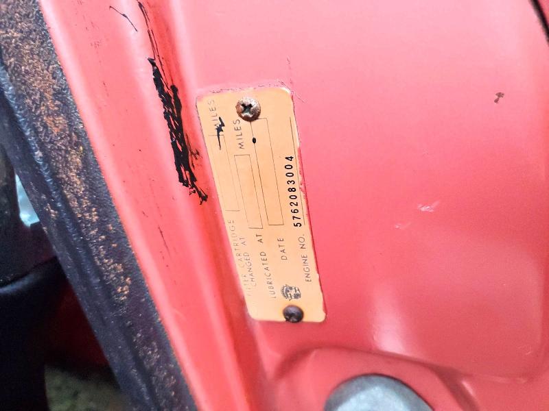 41722856 :رقم المزاد ، 5762083004 vin ، 1957 Cadillac Deville مزاد بيع