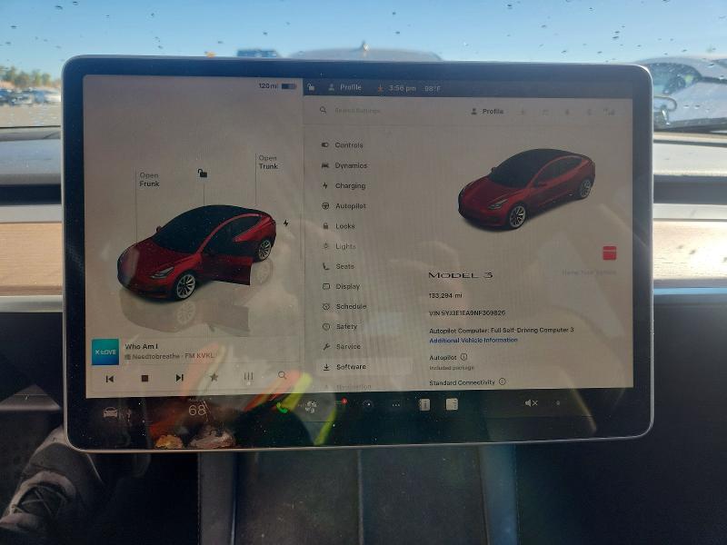 47102236 :رقم المزاد ، 5YJ3E1EA9NF369826 vin ، 2022 Tesla Model 3 مزاد بيع