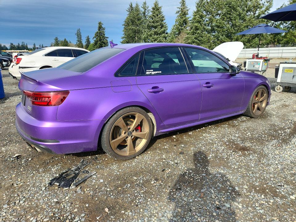 2019 Audi S4 მანქანა იყიდება აუქციონზე, vin: WAUC4AF49KA074139, აუქციონის ნომერი: 45749196