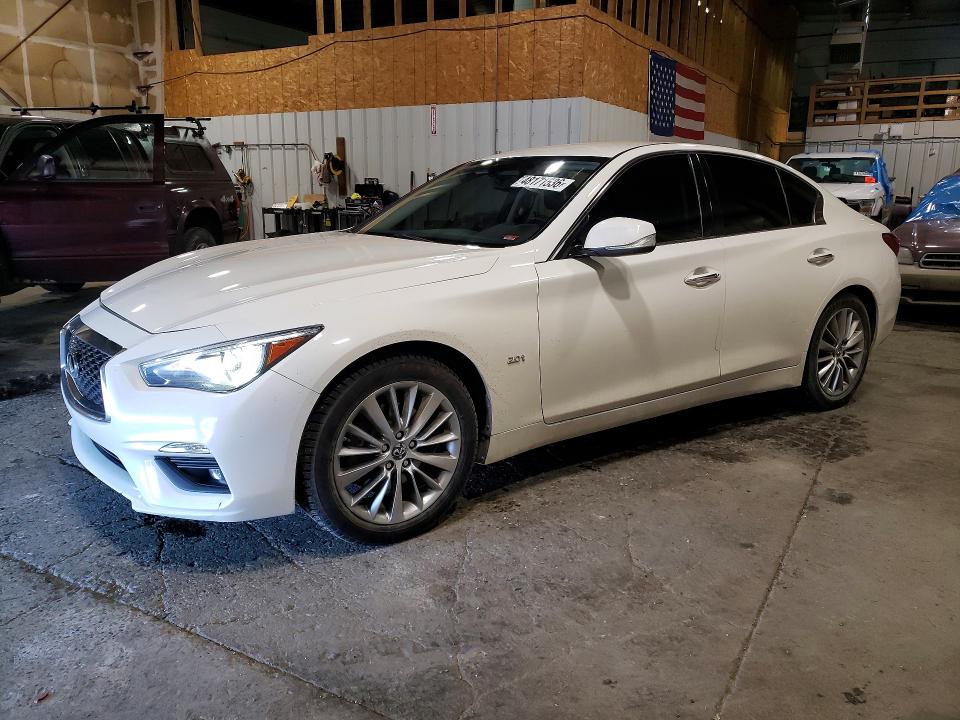 2018 Infiniti Q50 მანქანა იყიდება აუქციონზე, vin: JN1CV7AR3JM280482, აუქციონის ნომერი: 48171536
