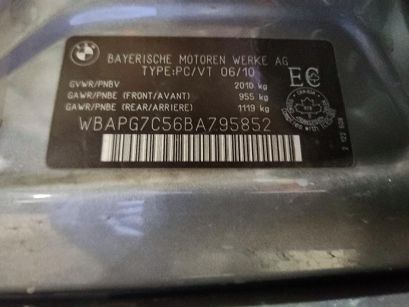 Продажа на аукционе авто 2011 Bmw 323, vin: WBAPG7C56BA795852, номер лота: 79798465