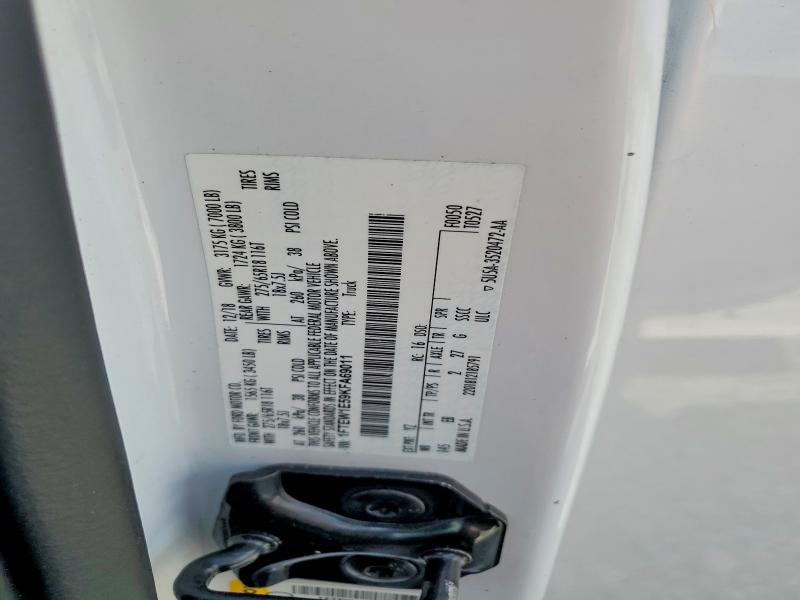 2019 Ford Uk მანქანა იყიდება აუქციონზე, vin: 1FTEW1E59KFA69011, აუქციონის ნომერი: 47700306