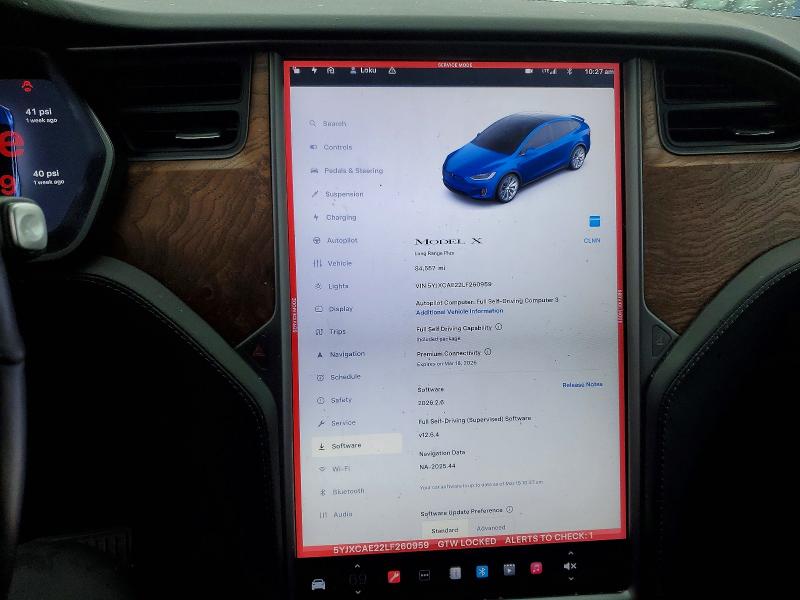Aukcja sprzedaży 2020 Tesla Model X, vin: 5YJXCAE22LF260959, numer aukcji: 46653556