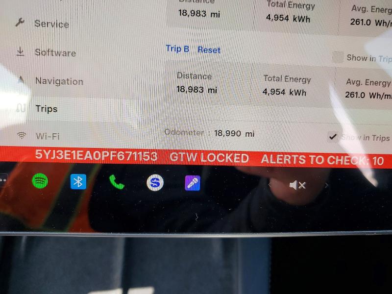 Продажа на аукционе авто 2023 Tesla Model 3, vin: 5YJ3E1EA0PF671153, номер лота: 47443716