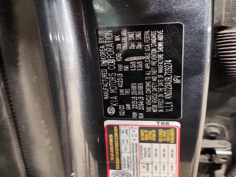 79962365 :رقم المزاد ، KNDJ23AU9L7119274 vin ، 2020 Kia Soul مزاد بيع