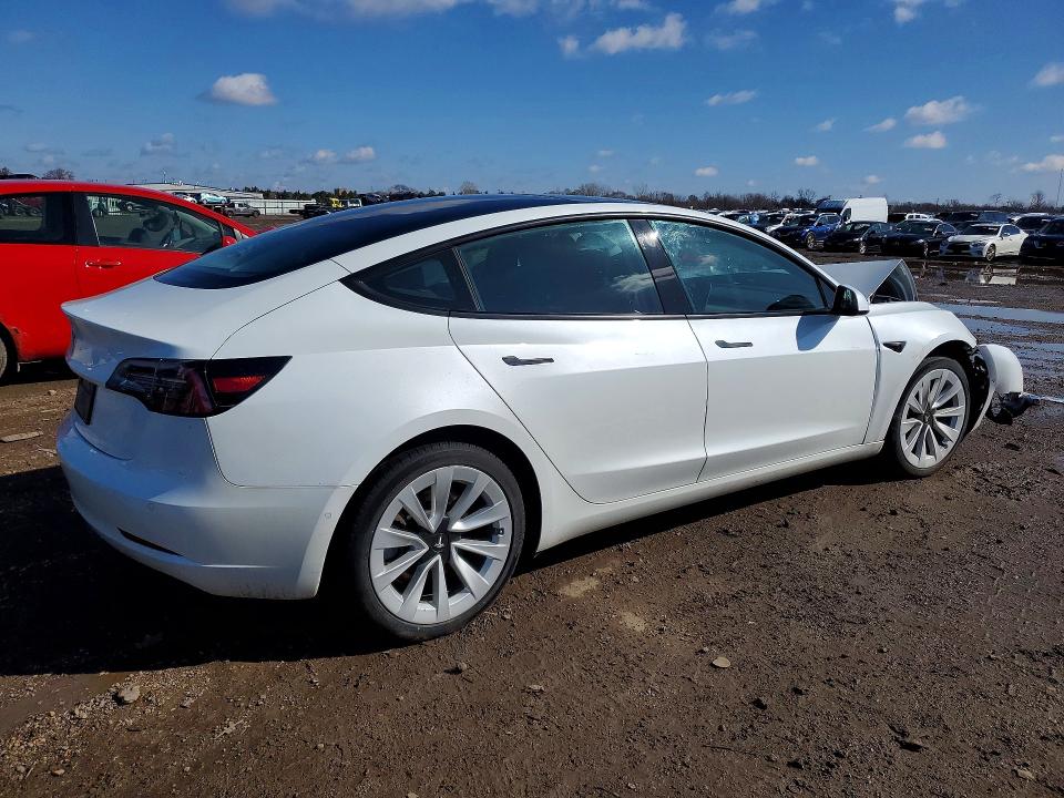 2021 Tesla Model 3 მანქანა იყიდება აუქციონზე, vin: 5YJ3E1EA7MF922200, აუქციონის ნომერი: 45866356