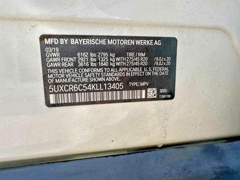 Aukcja sprzedaży 2019 Bmw X5, vin: 5UXCR6C54KLL13405, numer aukcji: 46905146