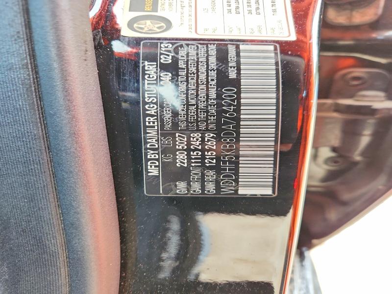 Aukcja sprzedaży 2013 Mercedes-benz E, vin: WDDHF5KB8DA764200, numer aukcji: 46202676