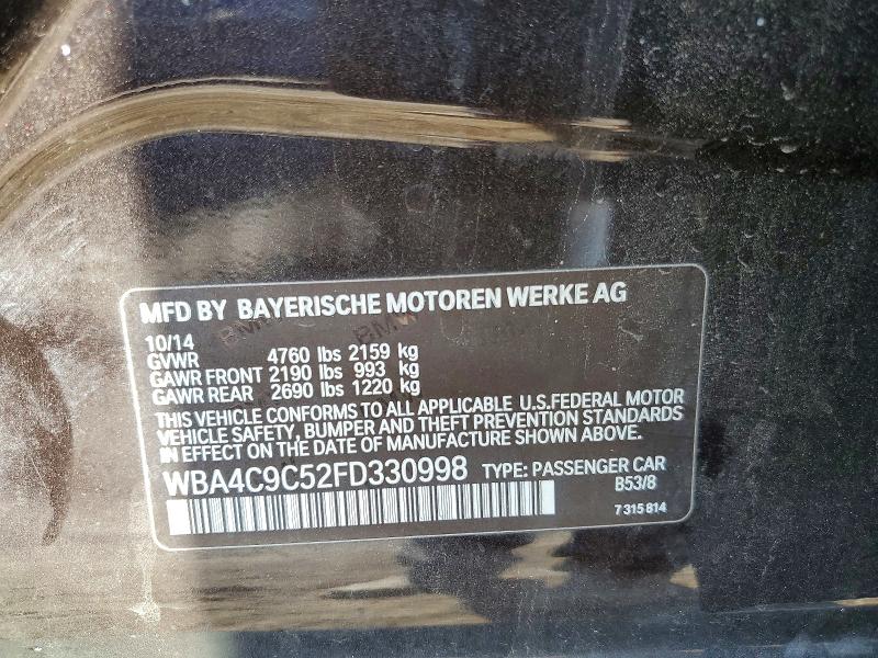 Продажа на аукционе авто 2015 Bmw 428, vin: WBA4C9C52FD330998, номер лота: 46049486