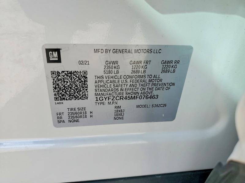 Aukcja sprzedaży 2021 Cadillac Xt4, vin: 1GYFZCR45MF076463, numer aukcji: 48513516