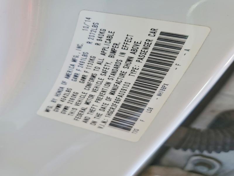 Продажа на аукционе авто 2015 Honda Accord, vin: 1HGCR3F86FA009100, номер лота: 45455646
