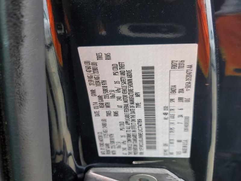 Продажа на аукционе авто 2014 Ford Escape, vin: 1FMCU0J99EUC74789, номер лота: 46000076