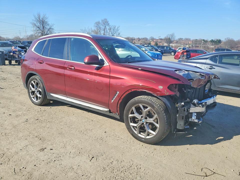 2022 Bmw X3 მანქანა იყიდება აუქციონზე, vin: 5UX53DP05N9K85936, აუქციონის ნომერი: 47300336