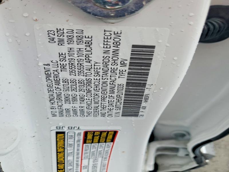 2023 Acura Rdx მანქანა იყიდება აუქციონზე, vin: 5J8TC2H5XPL010335, აუქციონის ნომერი: 46207456