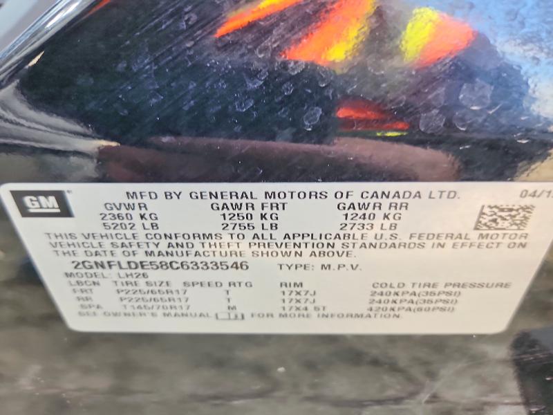 Продажа на аукционе авто 2012 Chevrolet Equinox, vin: 2GNFLDE58C6333546, номер лота: 45650376