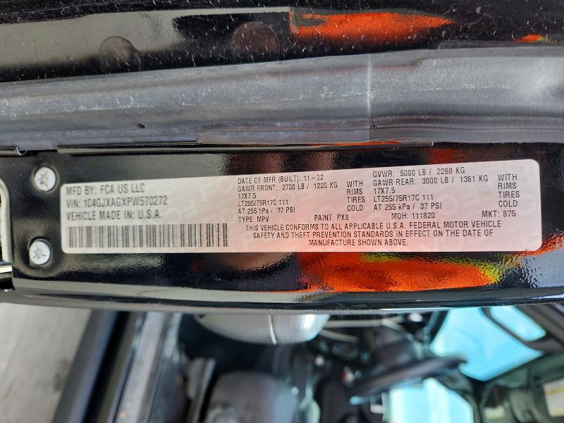 Продажа на аукционе авто 2023 Jeep Wrangler, vin: 1C4GJXAGXPW570272, номер лота: 47570376
