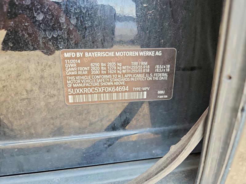 Aukcja sprzedaży 2015 Bmw X5, vin: 5UXKR0C5XF0K64694, numer aukcji: 46770036