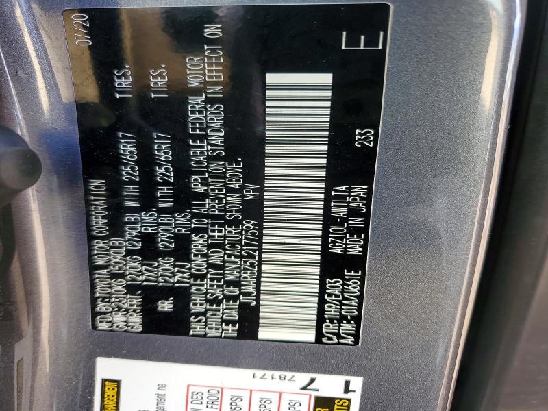 Продажа на аукционе авто 2020 Lexus Nx 300, vin: JTJAARBZ5L2177599, номер лота: 45879626