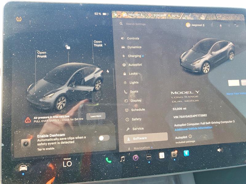 47545666 :رقم المزاد ، 7SAYGAEE4PF773982 vin ، 2023 Tesla Model Y مزاد بيع