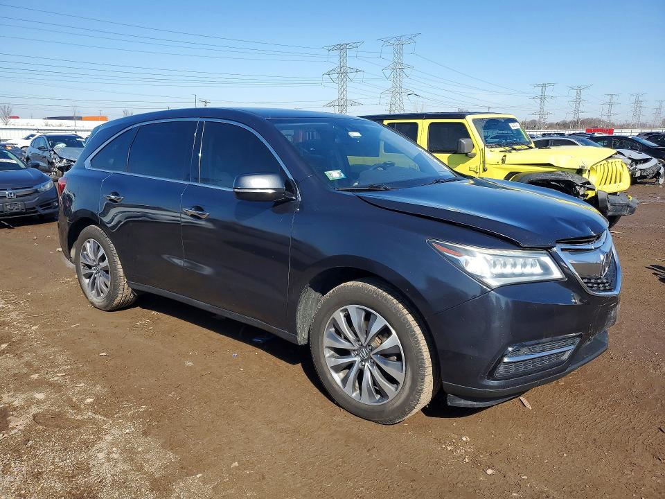 46616416 :رقم المزاد ، 5FRYD4H43EB004153 vin ، 2014 Acura Mdx مزاد بيع