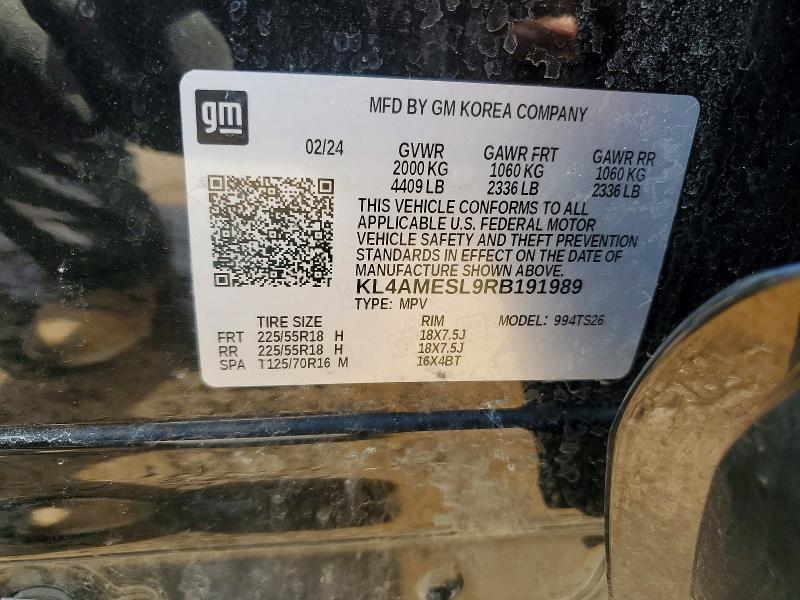 Aukcja sprzedaży 2024 Buick Encore Gx, vin: KL4AMESL9RB191989, numer aukcji: 46064426