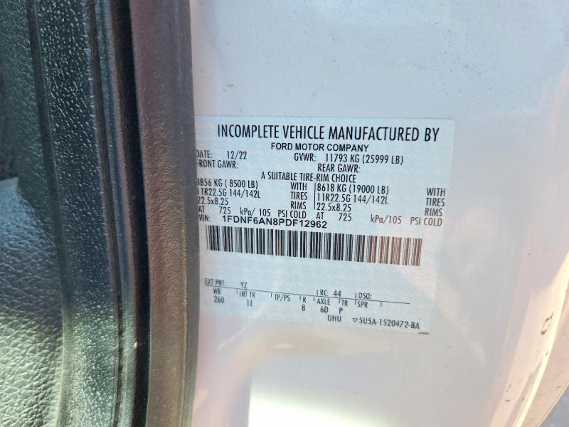 Продажа на аукционе авто 2023 Ford F650, vin: 1FDNF6AN8PDF12962, номер лота: 45977076