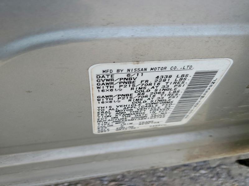 Продажа на аукционе авто 2011 Nissan Rogue, vin: JN8AS5MT3BW183799, номер лота: 47447506