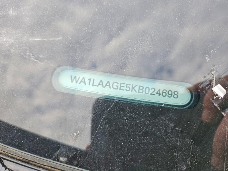 47922866 :رقم المزاد ، WA1LAAGE5KB024698 vin ، 2019 Audi E-tron مزاد بيع