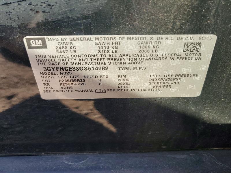 Продаж на аукціоні авто 2016 Cadillac Srx, vin: 3GYFNCE33GS514082, номер лоту: 46842466
