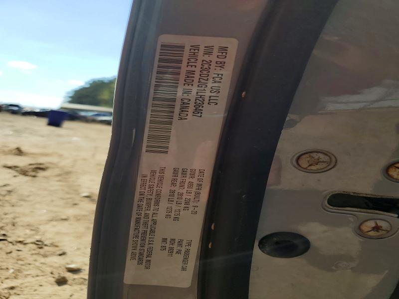 2020 Dodge Challenger მანქანა იყიდება აუქციონზე, vin: 2C3CDZJG1LH236467, აუქციონის ნომერი: 47884996