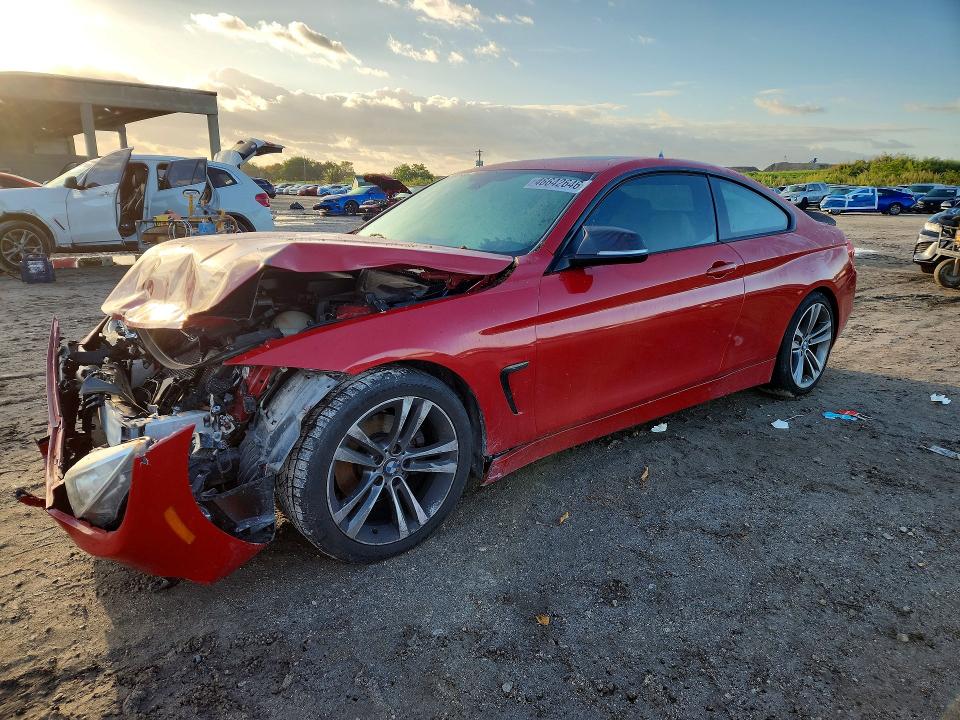 46642646 :رقم المزاد ، WBA3N3C57FK233567 vin ، 2015 Bmw 428 مزاد بيع