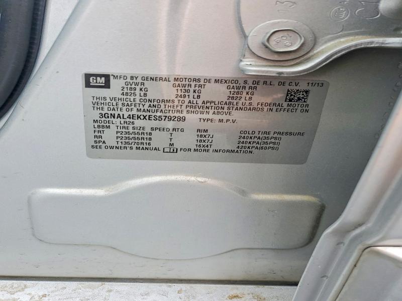 Продажа на аукционе авто 2014 Chevrolet Captiva, vin: 3GNAL4EKXES579289, номер лота: 45464846