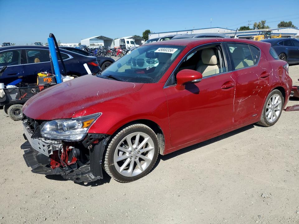 Продаж на аукціоні авто 2012 Lexus Ct 200h, vin: JTHKD5BHXC2118013, номер лоту: 45660356
