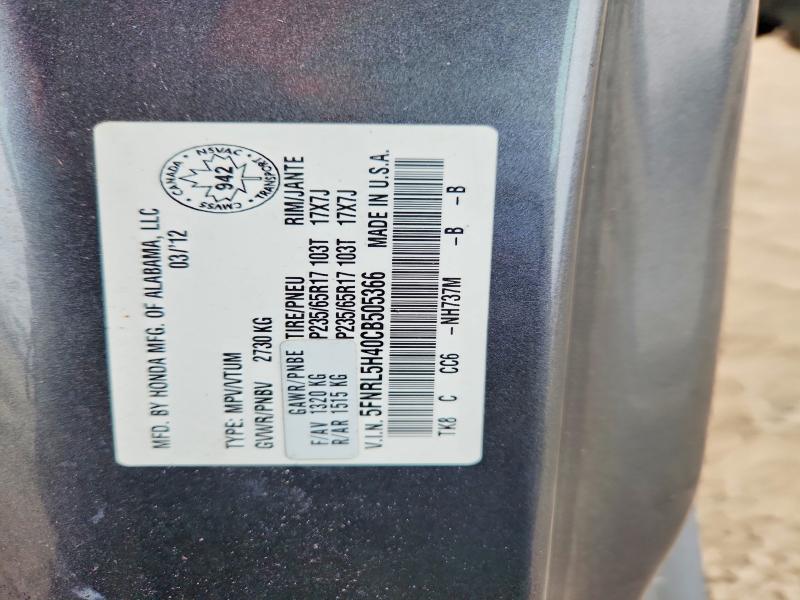 Продаж на аукціоні авто 2012 Honda Odyssey, vin: 5FNRL5H40CB505366, номер лоту: 79782865
