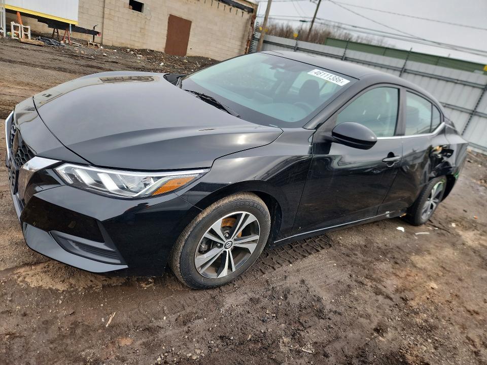 46111386 :رقم المزاد ، 3N1AB8CV1NY267670 vin ، 2022 Nissan Sentra مزاد بيع