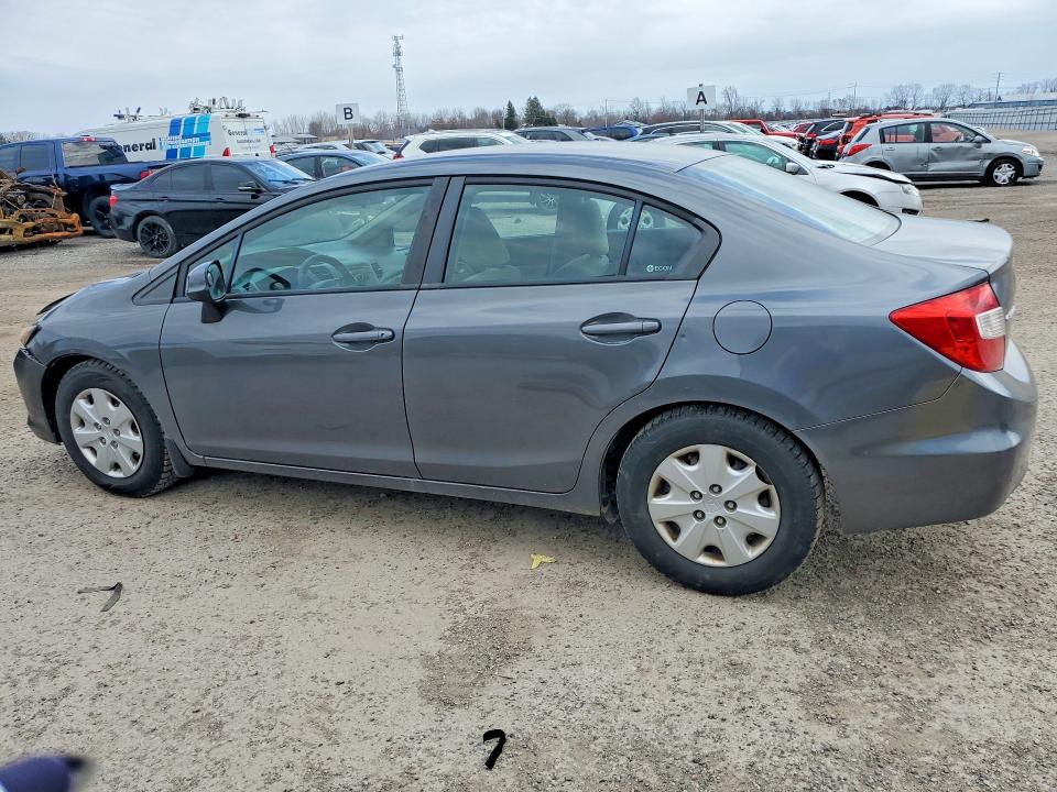 2012 Honda Civic მანქანა იყიდება აუქციონზე, vin: 2HGFB2F45CH107993, აუქციონის ნომერი: 47572756